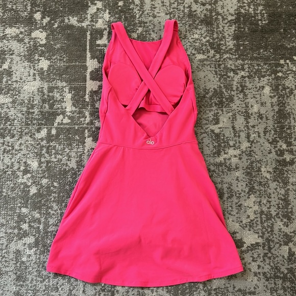 Alo Backspin Dress in Pink Summer Crush - Picture 6 of 13